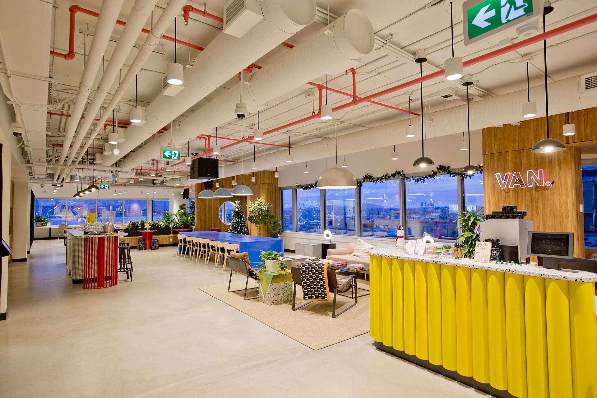 A coworking space