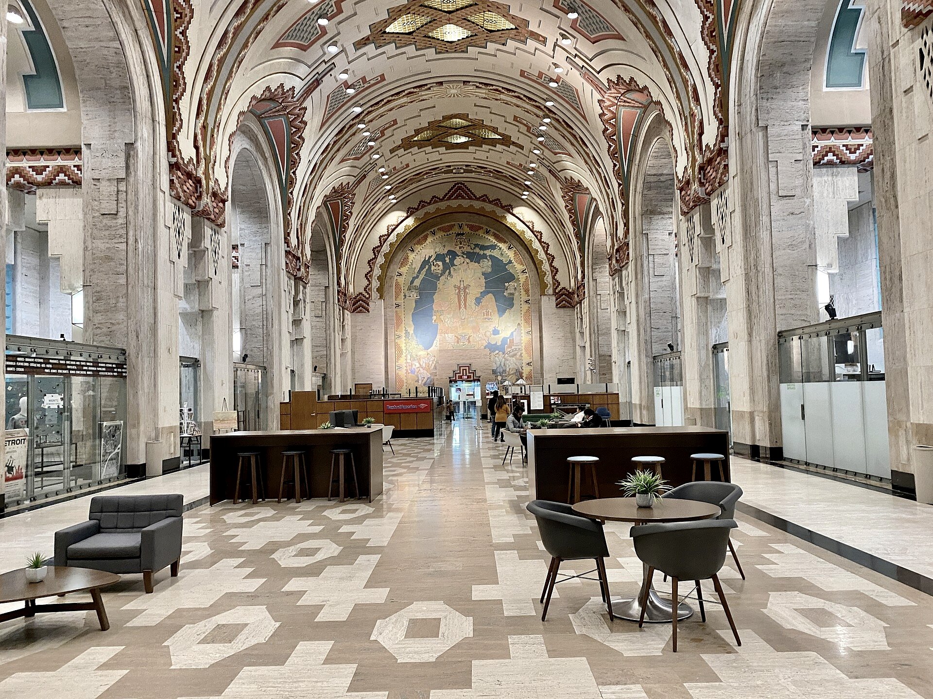 Banking Hall, Guardian Building, Griswold Street, Detroit, MI - 53026487197