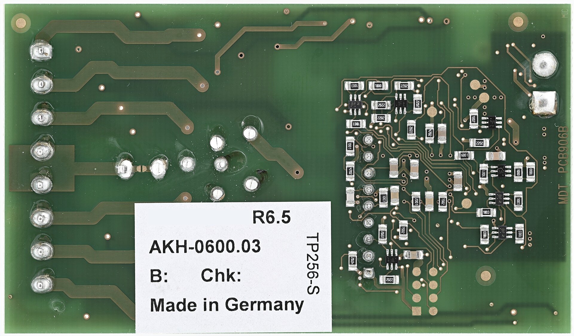 MDT AKH-0600.03 circuit board back
